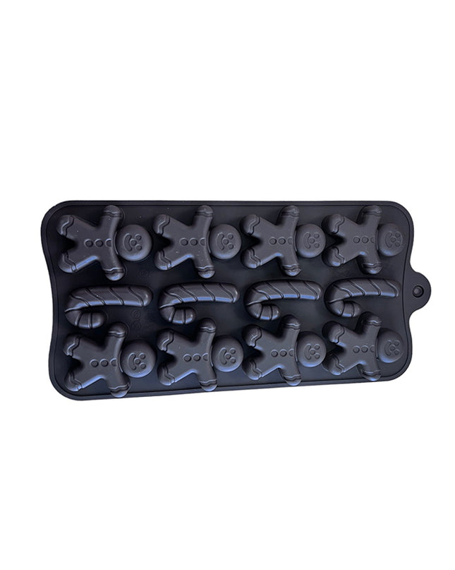 Soap/Candle Mold - Ginger Bread Man / Candy Cane